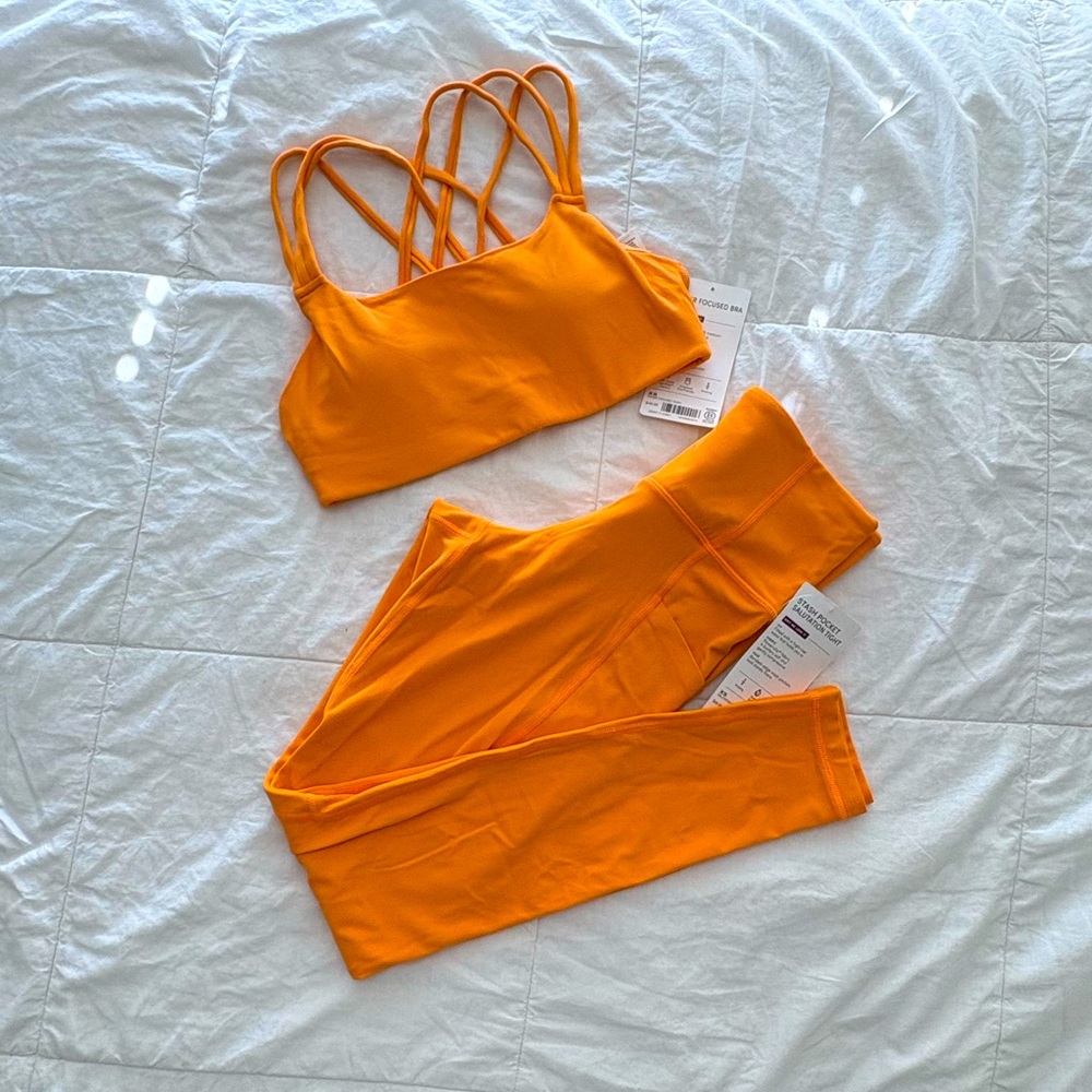 Athleta Sports Bra and Leggings Set